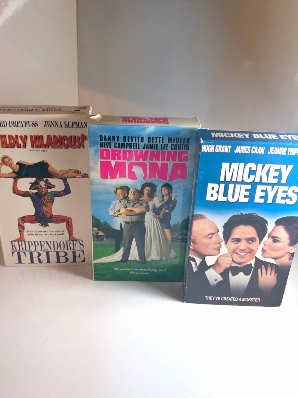Vintage‎ VHS Lot: Krippendorf's Tribe, Drowning Mona, Mickey Blue Eyes